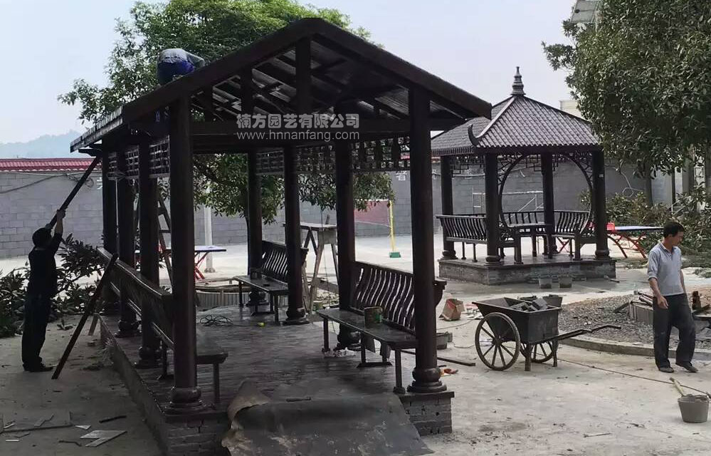 防腐木涼亭、長沙防腐木涼亭
