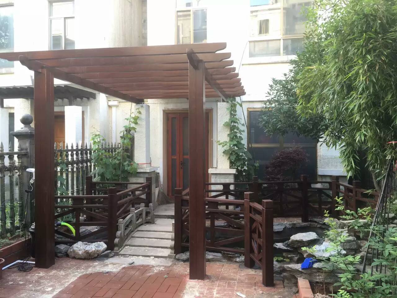 防腐木葡萄架 防腐木葡萄架