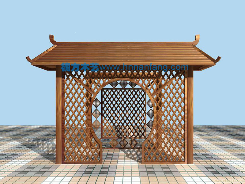 楠方木藝-門樓(長沙防腐木) 楠方木藝-門樓(長沙防腐木)