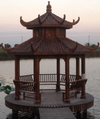 長沙防腐木涼亭 長沙防腐木涼亭