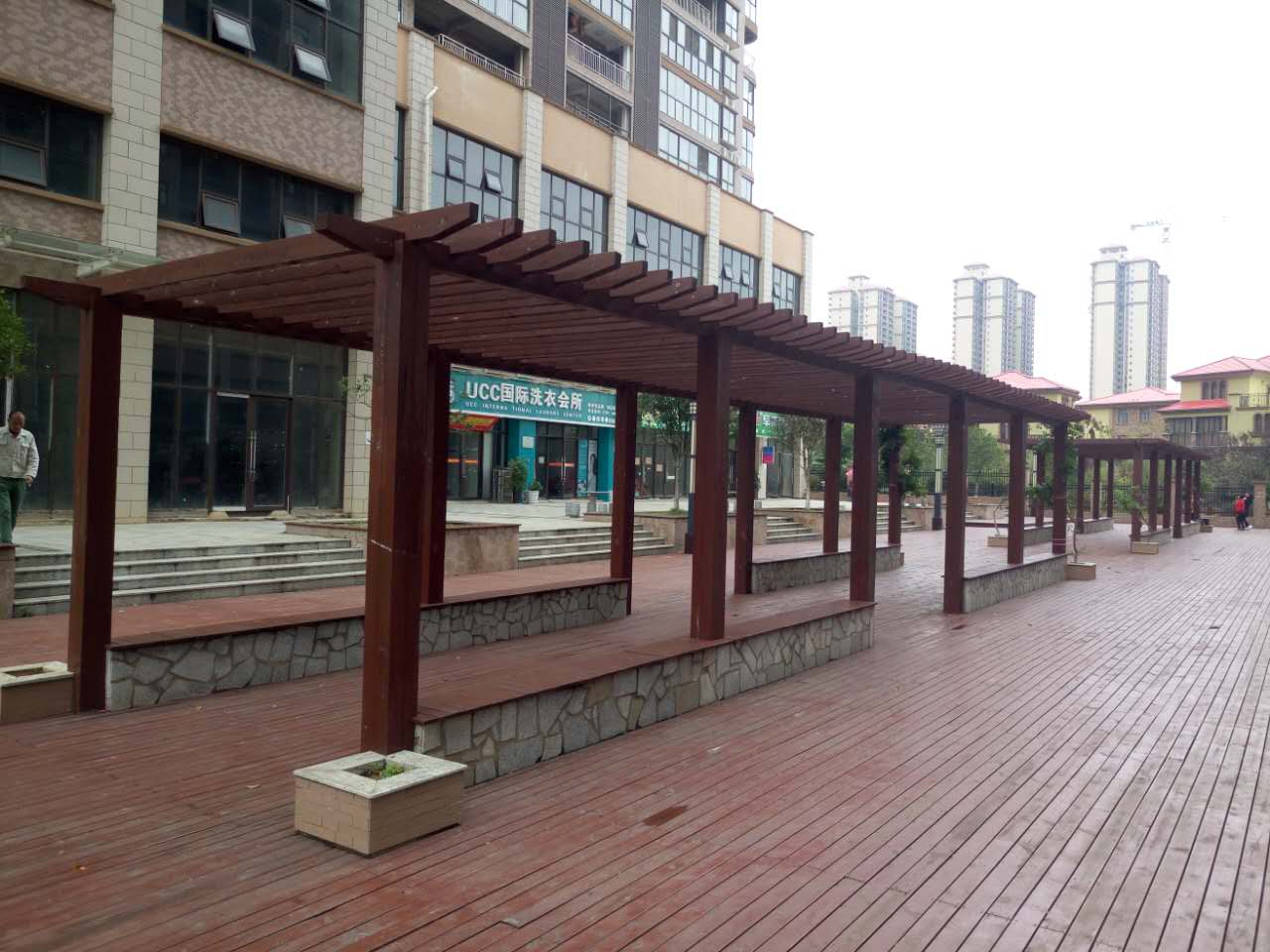 防腐木花架 防腐木花架