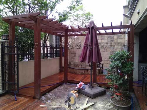 防腐木花架廊架 防腐木花架廊架