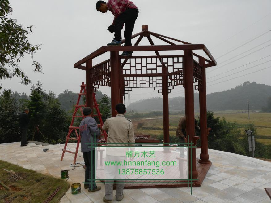 防腐木涼亭 防腐木涼亭
